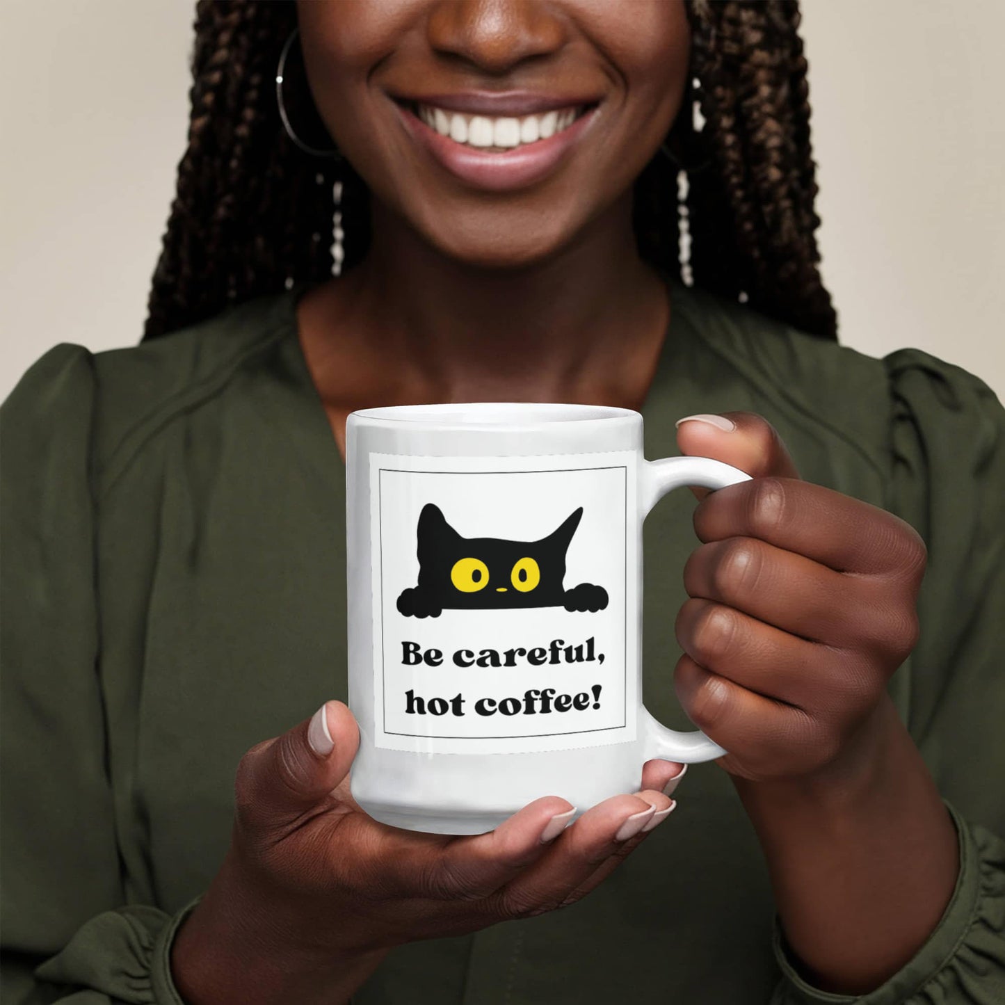 Be Careful, Hot Coffee! - 15 Oz. Mug