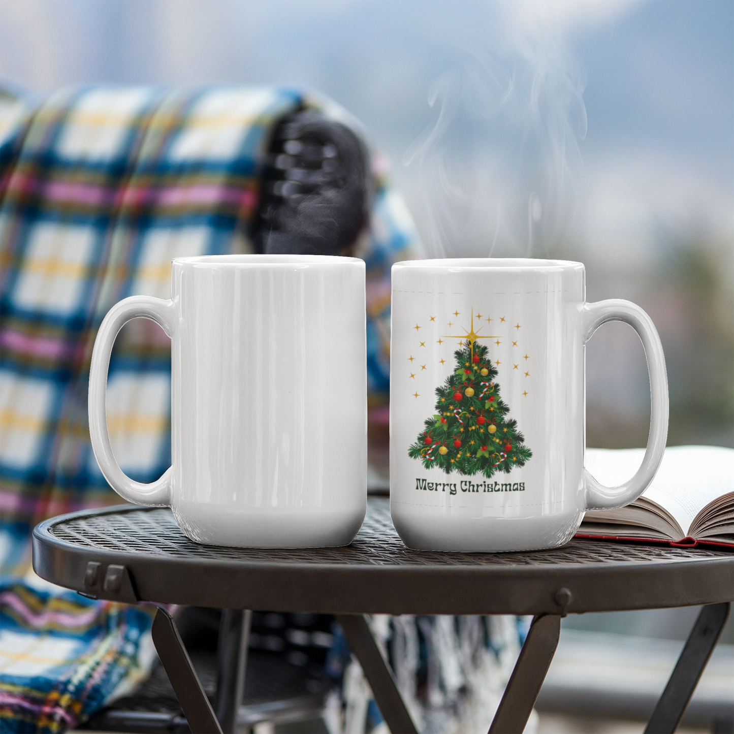 Merry Christmas Tree - 15 oz. Mug