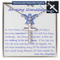 Personalized Cross Necklace, with Custom Message Card