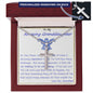 Personalized Cross Necklace, with Custom Message Card