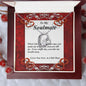 Forever Love Necklace, Custom Message Card