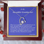 Forever Love Necklace, For Her, Grandmother, For Grandmama, Mother, Christmas, Birthday, with Message Card