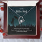 Forever Love Necklace, Custom Message Card