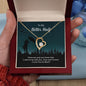 Forever Love Necklace, Custom Message Card
