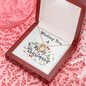 Forever Love Necklace, For Her, Friend, for Christmas, Anniversary, Birthday, Valentine's Day, Mother's Day, with Custom Message Card
