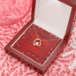 Forever Love Necklace, For Her, for Christmas, Anniversary, Birthday, Valentine's Day, Mother's Day, with Custom Message Card