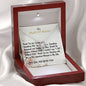 Love Knot Necklace, For Her, Maid Of Honor, Bridal Jewelry, Wedding. Thank You Gift, with Custom Message Card