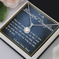Eternal Hope Necklace, From Dad, Daughter Necklace, for Christmas, Birthday, Custom Message Card