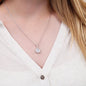 Eternal Hope Necklace, For Her, Valentine's Day, Mother, Wife, Girlfriend, Custom Message Card