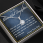 Eternal Hope Necklace, From Dad, Daughter Necklace, for Christmas, Birthday, Custom Message Card