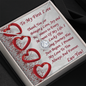 Eternal Hope Necklace, For Her, Valentine's Day, Mother, Wife, Girlfriend, Custom Message Card