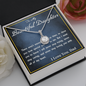 Eternal Hope Necklace, From Dad, Daughter Necklace, for Christmas, Birthday, Custom Message Card