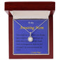 Eternal Hope Necklace, Custom Message Card