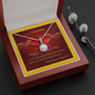 Eternal Hope Necklace, For Her, Valentine's Day, Mother, Wife, Girlfriend, Custom Message Card