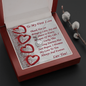 Eternal Hope Necklace, For Her, Valentine's Day, Mother, Wife, Girlfriend, Custom Message Card