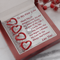Eternal Hope Necklace, For Her, Valentine's Day, Mother, Wife, Girlfriend, Custom Message Card