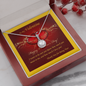 Eternal Hope Necklace, For Her, Valentine's Day, Mother, Wife, Girlfriend, Custom Message Card