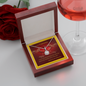Eternal Hope Necklace, For Her, Valentine's Day, Mother, Wife, Girlfriend, Custom Message Card