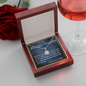 Eternal Hope Necklace, From Dad, Daughter Necklace, for Christmas, Birthday, Custom Message Card