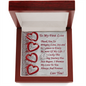 Eternal Hope Necklace, For Her, Valentine's Day, Mother, Wife, Girlfriend, Custom Message Card