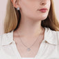 Love Knot Earring & Necklace Set, Custom Message Card