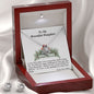 Love Knot Earring & Necklace Set, For Her, Custom Message Card