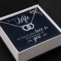Perfect Pair Necklace, For Girlfriend, Wife, Christmas, Birthday, Valentine's Day, Anniversary, Custom Message Card
