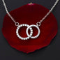 Perfect Pair Necklace, For Girlfriend, Wife, Christmas, Birthday, Valentine's Day, Anniversary, Custom Message Card