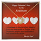 Love Knot Necklace, For Soulmate, Girlfriend, Wife, Valentine's Day, Custom Message Card