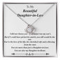 Love Knot Necklace, with Custom Message Card