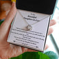 Love Knot Necklace, with Custom Message Card