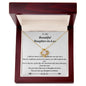 Love Knot Necklace, with Custom Message Card