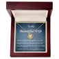 Love Knot Necklace, For Her, w/ Message Card