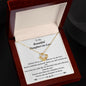 Love Knot Necklace, with Custom Message Card