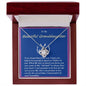 Love Knot Necklace, with Custom Message Card