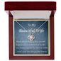 Love Knot Necklace, For Her, w/ Message Card