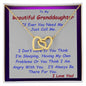 Interlocking Hearts Necklace, For Her, Custom Message Card