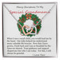 Interlocking Hearts Necklace, For Her, Grandmother, For Grandmama, Mother, Christmas, Birthday, with Message Card