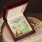 Interlocking Hearts Necklace, For Her, Wife, Future Wife, Girlfriend, w/ Message Card