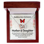 Interlocking Hearts Necklace, Custom Message Card
