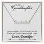Personalized Name Necklace, with Custom Message Card