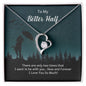 Forever Love Necklace, Custom Message Card