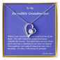 Forever Love Necklace, For Her, Grandmother, For Grandmama, Mother, Christmas, Birthday, with Message Card