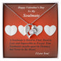Forever Love Necklace, Custom Message Card
