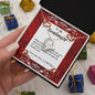 Forever Love Necklace, Custom Message Card