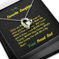 Forever Love Necklace For My Favorite Daughter, Gift For Daughter, Shineon Jewelry, Christmas Gift, Birthday Gift, Message Card Jewelry - Gifts 4 Your Season