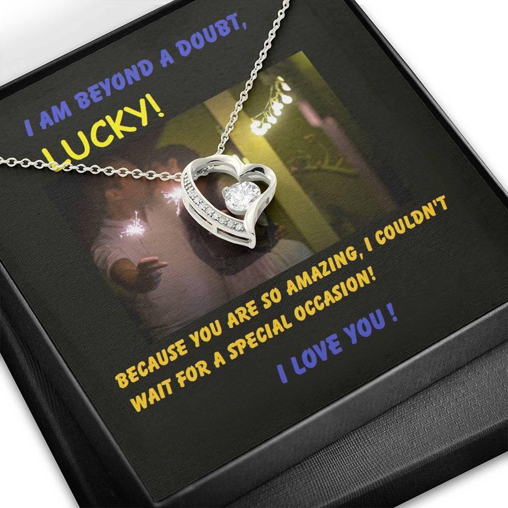 Love Heart Necklace for Wife, Anniversary Gift for Wife, Birthday Gift for Wife, To my Wife Gift, Necklace for Wife, Present for my Wife - Gifts 4 Your Season