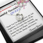 Forever Love Necklace, For Girlfriend | For Wife, For Christmas, Birthday, Valentine's Day, Anniversary, Custom Message Card