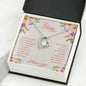 Forever Love Necklace, For Her, Mother, Christmas, Birthday, Mom on Mother's Day, with Message Card