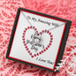 Forever Love Necklace, For Her, Valentine's Day, Mother, Wife, Girlfriend, with Custom Message Card